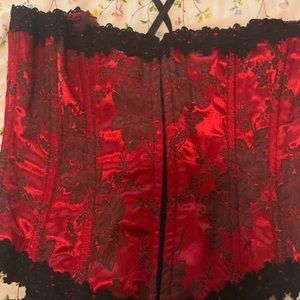 red corset